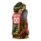 Personalized Perth Scorchers Cricket Sleeveless Hoodie Hippie Psychedelic Pattern Vibrant Mandala Art Style