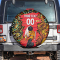 Personalized Perth Scorchers Cricket Spare Tire Cover Hippie Psychedelic Pattern Vibrant Mandala Art Style