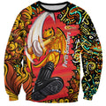 Personalized Perth Scorchers Cricket Sweatshirt Hippie Psychedelic Pattern Vibrant Mandala Art Style
