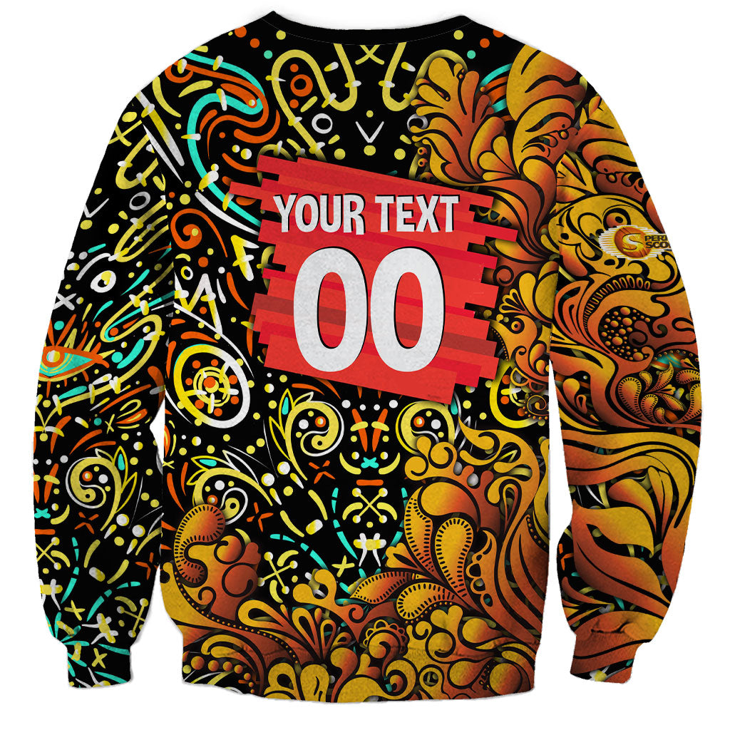 Personalized Perth Scorchers Cricket Sweatshirt Hippie Psychedelic Pattern Vibrant Mandala Art Style