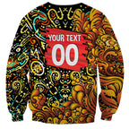 Personalized Perth Scorchers Cricket Sweatshirt Hippie Psychedelic Pattern Vibrant Mandala Art Style