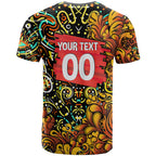 Personalized Perth Scorchers Cricket T Shirt Hippie Psychedelic Pattern Vibrant Mandala Art Style