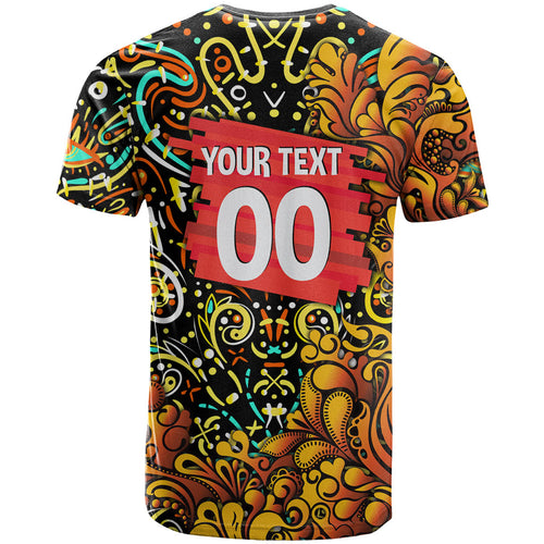 Personalized Perth Scorchers Cricket T Shirt Hippie Psychedelic Pattern Vibrant Mandala Art Style