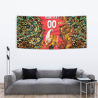 Personalized Perth Scorchers Cricket Tapestry Hippie Psychedelic Pattern Vibrant Mandala Art Style