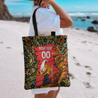 Personalized Perth Scorchers Cricket Tote Bag Hippie Psychedelic Pattern Vibrant Mandala Art Style