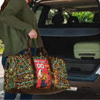 Personalized Perth Scorchers Cricket Travel Bag Hippie Psychedelic Pattern Vibrant Mandala Art Style