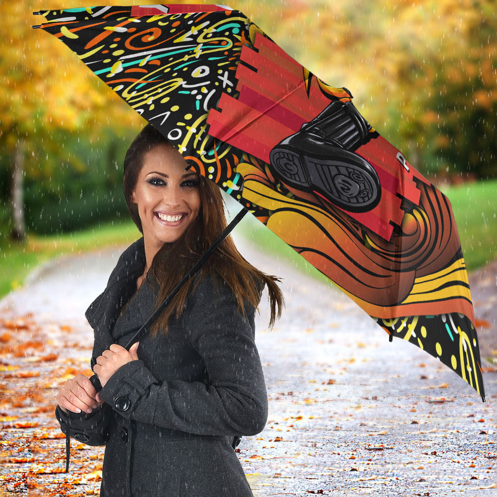 Personalized Perth Scorchers Cricket Umbrella Hippie Psychedelic Pattern Vibrant Mandala Art Style