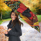 Personalized Perth Scorchers Cricket Umbrella Hippie Psychedelic Pattern Vibrant Mandala Art Style
