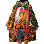 Personalized Perth Scorchers Cricket Wearable Blanket Hoodie Hippie Psychedelic Pattern Vibrant Mandala Art Style