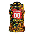Personalized Perth Scorchers Cricket Women Sleeveless Polo Shirt Hippie Psychedelic Pattern Vibrant Mandala Art Style