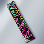 Personalized Sydney Sixers Cricket Auto Sun Shade Hippie Psychedelic Pattern Vibrant Mandala Art Style
