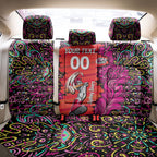 Personalized Sydney Sixers Cricket Back Car Seat Cover Hippie Psychedelic Pattern Vibrant Mandala Art Style