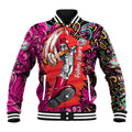 Personalized Sydney Sixers Cricket Baseball Jacket Hippie Psychedelic Pattern Vibrant Mandala Art Style