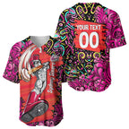 Personalized Sydney Sixers Cricket Baseball Jersey Hippie Psychedelic Pattern Vibrant Mandala Art Style