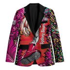 Personalized Sydney Sixers Cricket Blazer Hippie Psychedelic Pattern Vibrant Mandala Art Style