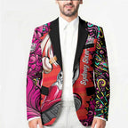 Personalized Sydney Sixers Cricket Blazer Hippie Psychedelic Pattern Vibrant Mandala Art Style