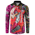 Personalized Sydney Sixers Cricket Button Sweatshirt Hippie Psychedelic Pattern Vibrant Mandala Art Style