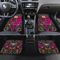 Personalized Sydney Sixers Cricket Car Mats Hippie Psychedelic Pattern Vibrant Mandala Art Style