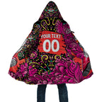 Personalized Sydney Sixers Cricket Cloak Hippie Psychedelic Pattern Vibrant Mandala Art Style