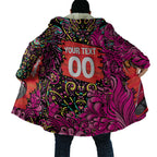 Personalized Sydney Sixers Cricket Cloak Hippie Psychedelic Pattern Vibrant Mandala Art Style