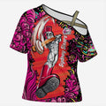 Personalized Sydney Sixers Cricket Cross Shoulder Shirt Hippie Psychedelic Pattern Vibrant Mandala Art Style