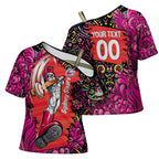 Personalized Sydney Sixers Cricket Cross Shoulder Shirt Hippie Psychedelic Pattern Vibrant Mandala Art Style