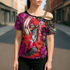 Personalized Sydney Sixers Cricket Cross Shoulder Shirt Hippie Psychedelic Pattern Vibrant Mandala Art Style