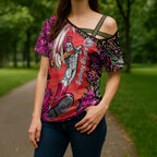 Personalized Sydney Sixers Cricket Cross Shoulder Shirt Hippie Psychedelic Pattern Vibrant Mandala Art Style