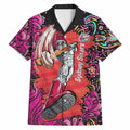 Personalized Sydney Sixers Cricket Hawaiian Shirt Hippie Psychedelic Pattern Vibrant Mandala Art Style