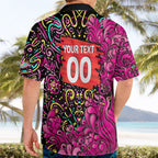 Personalized Sydney Sixers Cricket Hawaiian Shirt Hippie Psychedelic Pattern Vibrant Mandala Art Style