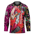 Personalized Sydney Sixers Cricket Hockey Jersey Hippie Psychedelic Pattern Vibrant Mandala Art Style