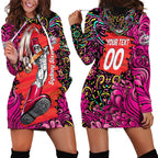 Personalized Sydney Sixers Cricket Hoodie Dress Hippie Psychedelic Pattern Vibrant Mandala Art Style