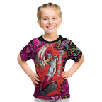 Personalized Sydney Sixers Cricket Kid T Shirt Hippie Psychedelic Pattern Vibrant Mandala Art Style