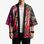 Personalized Sydney Sixers Cricket Kimono Hippie Psychedelic Pattern Vibrant Mandala Art Style
