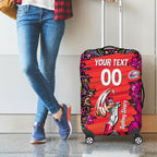 Personalized Sydney Sixers Cricket Luggage Cover Hippie Psychedelic Pattern Vibrant Mandala Art Style