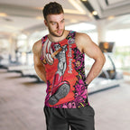 Personalized Sydney Sixers Cricket Men Tank Top Hippie Psychedelic Pattern Vibrant Mandala Art Style