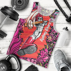 Personalized Sydney Sixers Cricket Men Tank Top Hippie Psychedelic Pattern Vibrant Mandala Art Style