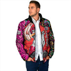 Personalized Sydney Sixers Cricket Padded Jacket Hippie Psychedelic Pattern Vibrant Mandala Art Style
