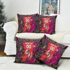 Personalized Sydney Sixers Cricket Pillow Cover Hippie Psychedelic Pattern Vibrant Mandala Art Style