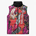 Personalized Sydney Sixers Cricket Sleeveless Puffer Jacket Hippie Psychedelic Pattern Vibrant Mandala Art Style