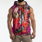 Personalized Sydney Sixers Cricket Sleeveless Zip Hoodie Hippie Psychedelic Pattern Vibrant Mandala Art Style