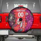 Personalized Sydney Sixers Cricket Spare Tire Cover Hippie Psychedelic Pattern Vibrant Mandala Art Style