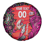 Personalized Sydney Sixers Cricket Spare Tire Cover Hippie Psychedelic Pattern Vibrant Mandala Art Style