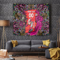 Personalized Sydney Sixers Cricket Tapestry Hippie Psychedelic Pattern Vibrant Mandala Art Style