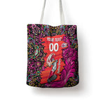 Personalized Sydney Sixers Cricket Tote Bag Hippie Psychedelic Pattern Vibrant Mandala Art Style