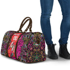 Personalized Sydney Sixers Cricket Travel Bag Hippie Psychedelic Pattern Vibrant Mandala Art Style