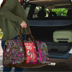 Personalized Sydney Sixers Cricket Travel Bag Hippie Psychedelic Pattern Vibrant Mandala Art Style
