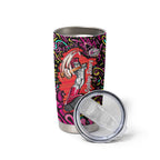 Personalized Sydney Sixers Cricket Tumbler Cup Hippie Psychedelic Pattern Vibrant Mandala Art Style