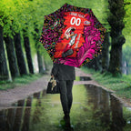 Personalized Sydney Sixers Cricket Umbrella Hippie Psychedelic Pattern Vibrant Mandala Art Style