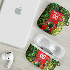 Personalized Sydney Thunder Cricket AirPods Case Hippie Psychedelic Pattern Vibrant Mandala Art Style